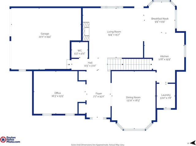 5088 Harvestdale Dr, Mason, OH 45040 - view of floor plan / room layout