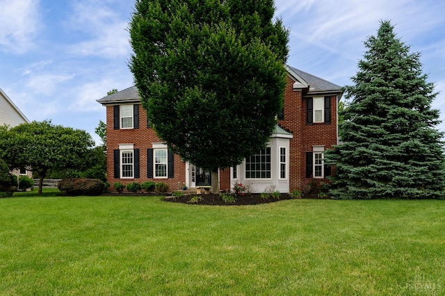 5088 Harvestdale Dr, Mason, OH 45040 - view of front of home featuring a front lawn and brick siding