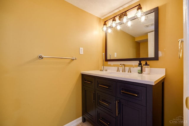 5088 Harvestdale Dr, Mason, OH 45040 - bathroom with vanity and baseboards