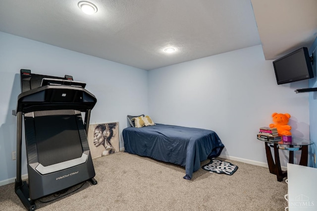 5088 Harvestdale Dr, Mason, OH 45040 - bedroom with carpet and a textured ceiling