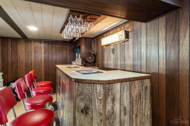 4321 Delhi, Delhi Twp, OH 45238 - indoor bar featuring wooden walls and wooden ceiling