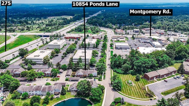 10854 Ponds Ln Unit 8, Sycamore Twp, OH 45242 - aerial view of a nearby body of water