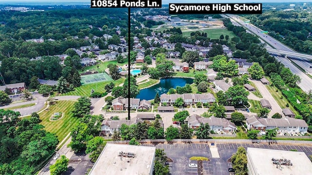 10854 Ponds Ln Unit 8, Sycamore Twp, OH 45242 - aerial view of property's location with a large body of water