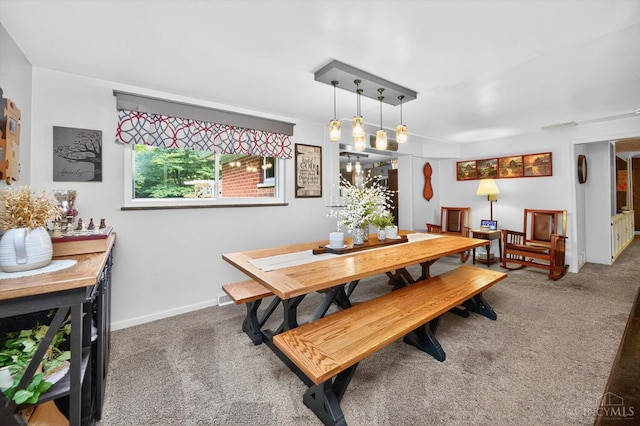 5744 Melody Ln, Milford, OH 45150 - carpeted dining space featuring baseboards