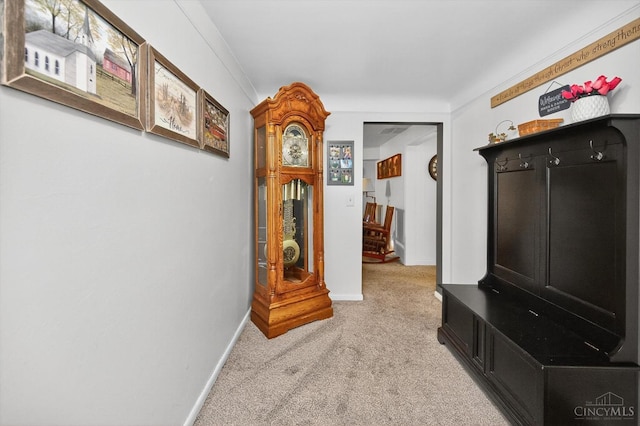 5744 Melody Ln, Milford, OH 45150 - hall with light carpet and baseboards