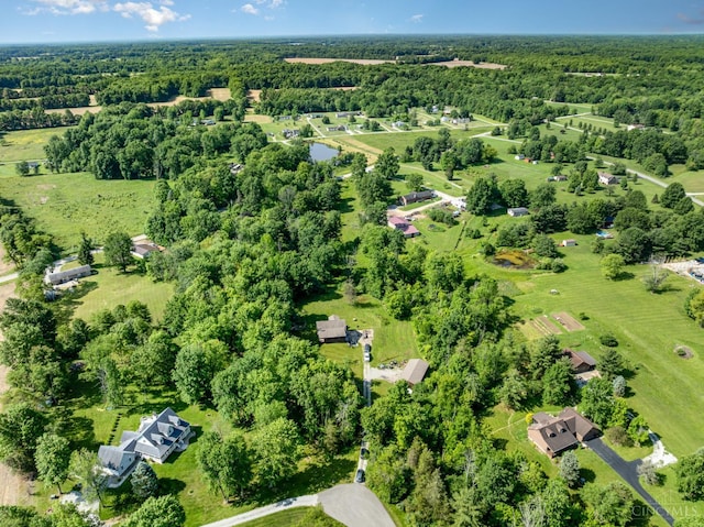11818 Cloverlick Rd, Bethel, OH 45106 - aerial view of property and surrounding area with a forest