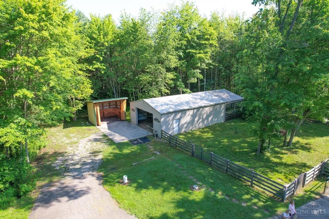 6911 Cozaddale Rd, Goshen, OH 45122 - aerial view of a heavily wooded area