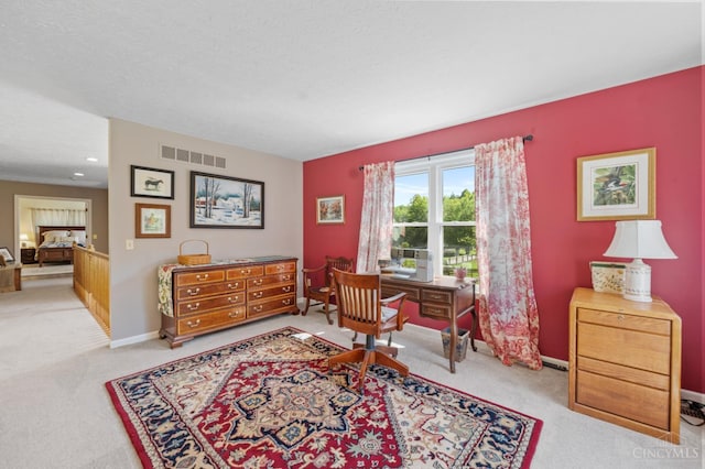 6911 Cozaddale Rd, Goshen, OH 45122 - office area featuring carpet flooring and recessed lighting