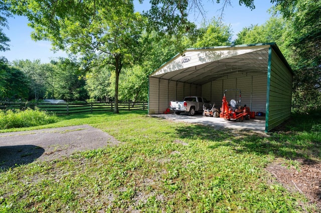 6911 Cozaddale Rd, Goshen, OH 45122 - view of yard with a carport