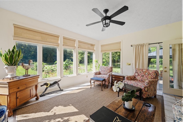 6911 Cozaddale Rd, Goshen, OH 45122 - sunroom with french doors, a textured ceiling, and carpet flooring