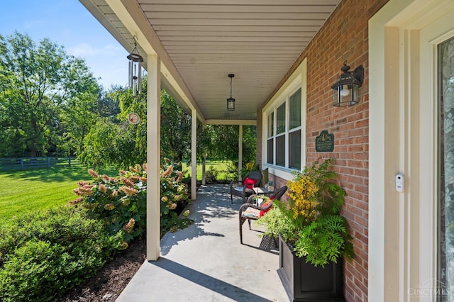 6911 Cozaddale Rd, Goshen, OH 45122 - view of covered porch