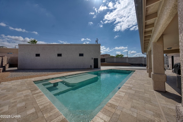 1430 Murphy Dr, Lake Havasu City, AZ 86404 - view of swimming pool with a patio and a fenced backyard
