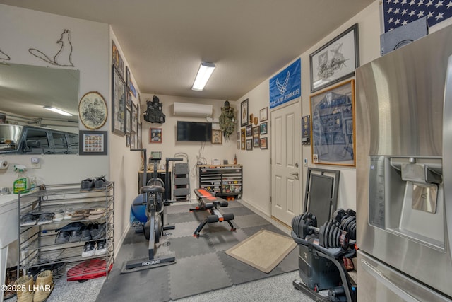 1430 Murphy Dr, Lake Havasu City, AZ 86404 - workout room featuring a wall mounted AC