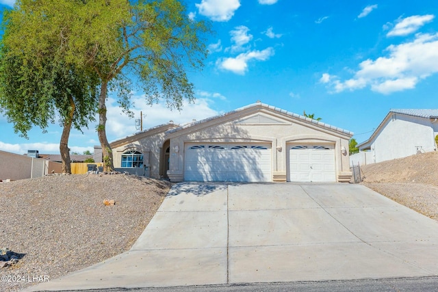 ranch-style house with a garage