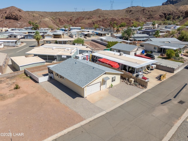 37339 Buckskin Cir, Parker, AZ 85344 - aerial perspective of suburban area featuring mountains