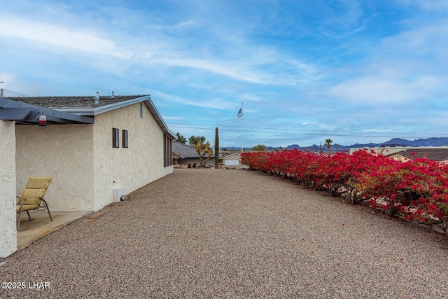 view of yard with a patio