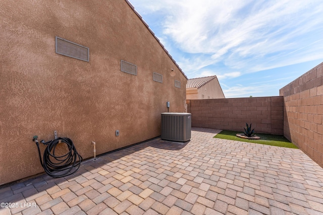 406 Noland Ct, Lake Havasu City, AZ 86403 - view of patio with central AC unit