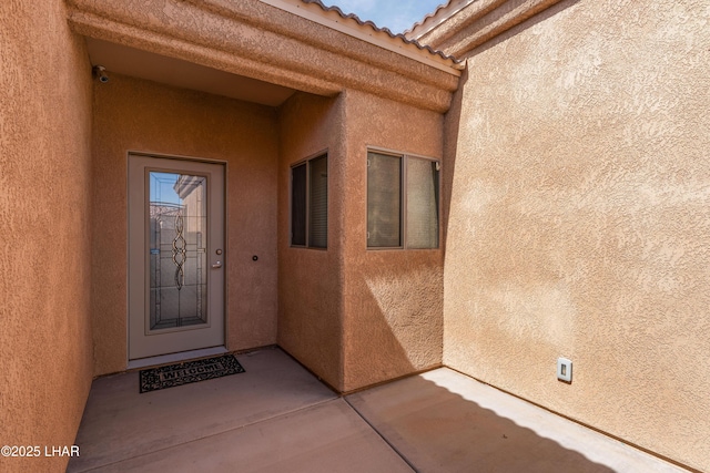 406 Noland Ct, Lake Havasu City, AZ 86403 - property entrance with stucco siding