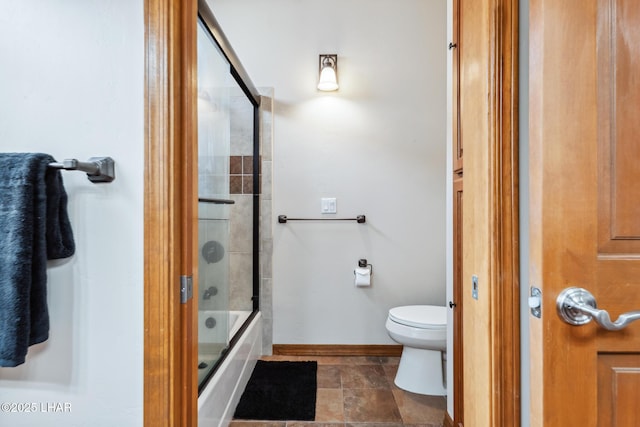 2620 Via Palma, Lake Havasu City, AZ 86406 - bathroom featuring combined bath / shower with glass door and toilet