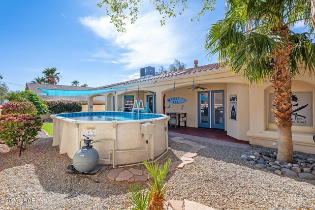 2620 Via Palma, Lake Havasu City, AZ 86406 - swimming pool featuring a ceiling fan