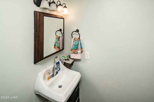 bathroom with a sink