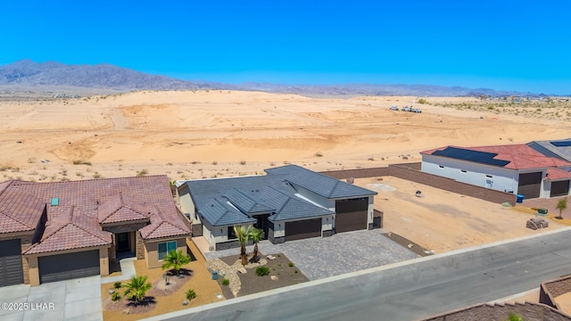 4801 N Diana Ave, Lake Havasu City, AZ 86404 - aerial view of sparsely populated area featuring a desert landscape and mountains