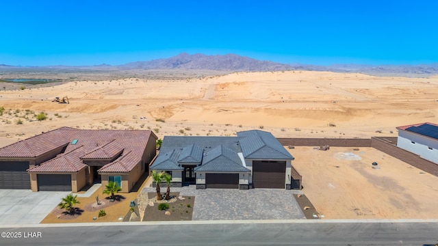 4801 N Diana Ave, Lake Havasu City, AZ 86404 - aerial view of sparsely populated area with a desert landscape and a mountain backdrop