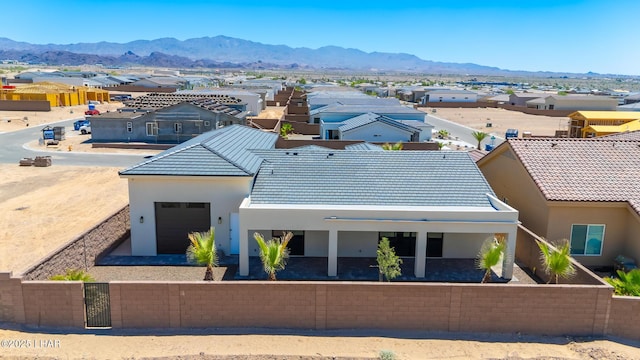 4801 N Diana Ave, Lake Havasu City, AZ 86404 - aerial perspective of suburban area featuring a mountain backdrop