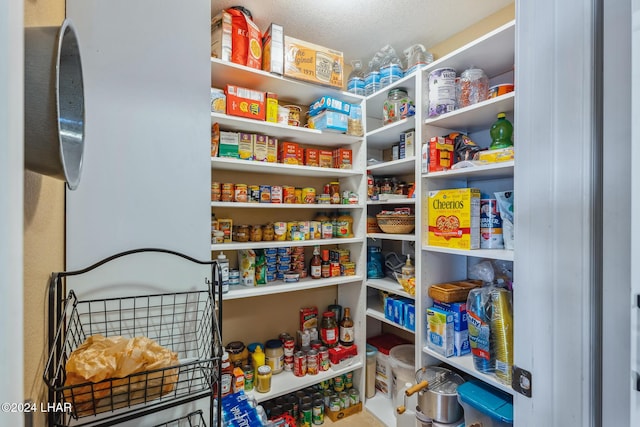 view of pantry