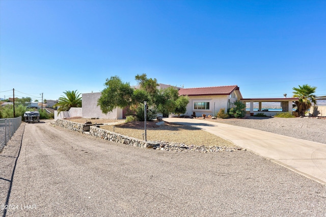 view of ranch-style house