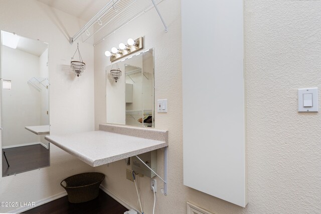 1901 Gold Dust Dr, Lake Havasu City, AZ 86404 - bathroom featuring wood finished floors and baseboards