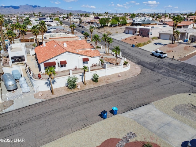 1901 Gold Dust Dr, Lake Havasu City, AZ 86404 - aerial perspective of suburban area featuring a mountain backdrop