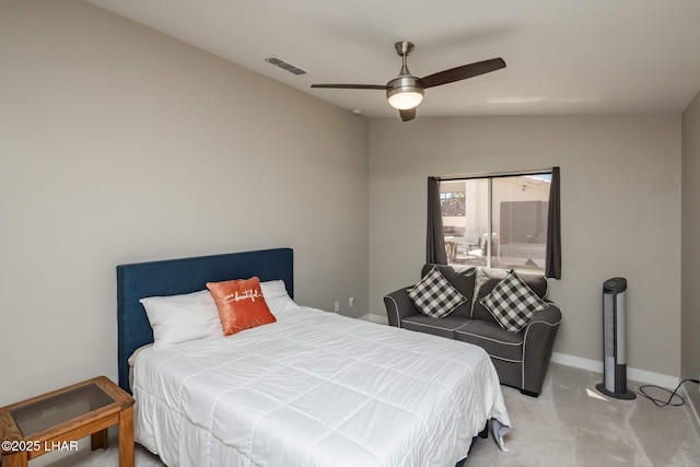 2008 Martinique Dr, Lake Havasu City, AZ 86406 - bedroom with carpet floors and a ceiling fan
