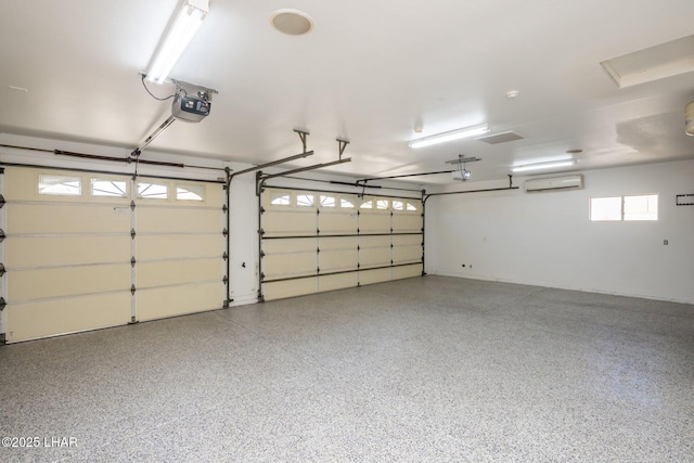 2008 Martinique Dr, Lake Havasu City, AZ 86406 - garage featuring a garage door opener and an AC wall unit