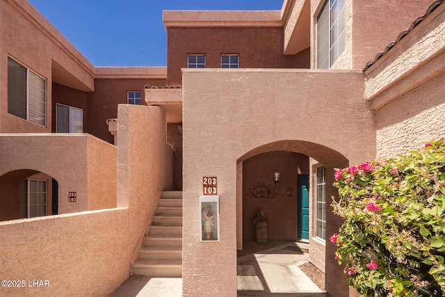 1650 S Smoketree Ave Unit 103, Lake Havasu City, AZ 86403 - entrance to property with stucco siding