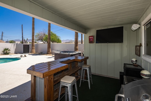 2593 Tradewind Dr, Lake Havasu City, AZ 86403 - fenced backyard featuring a patio