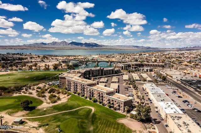777 Harrah Way Unit 512, Lake Havasu City, AZ 86403 - aerial view featuring view of golf course and a water and mountain view