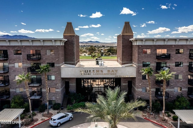 view of property featuring a mountain view