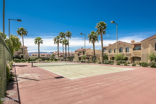 view of sport court