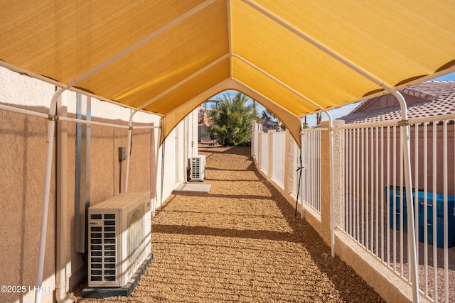 exterior space featuring ac unit