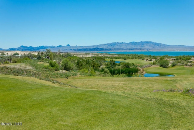 property view of mountains with a water view