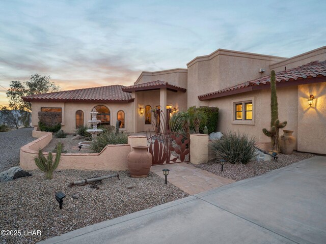 view of front of home