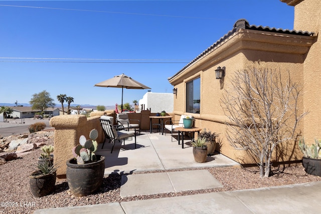 view of patio