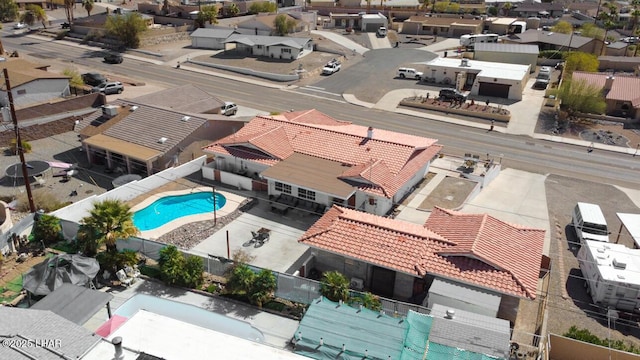 bird's eye view featuring a residential view