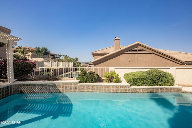 view of pool