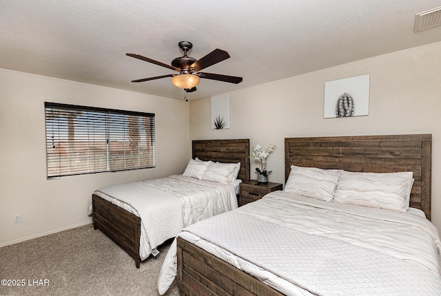 672 Wayside Dr, Lake Havasu City, AZ 86403 - bedroom featuring carpet, baseboards, and ceiling fan