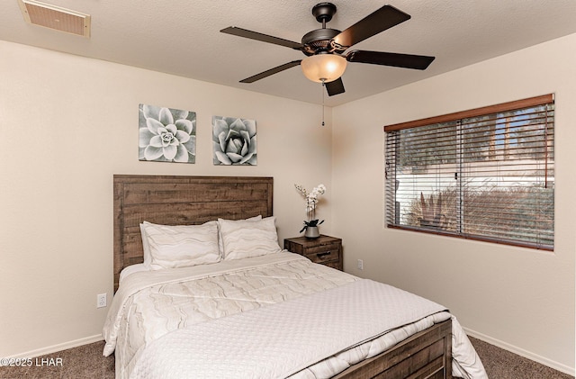 672 Wayside Dr, Lake Havasu City, AZ 86403 - bedroom with carpet flooring, baseboards, and ceiling fan