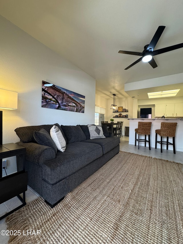 1650 S Smoketree Ave Unit 116, Lake Havasu City, AZ 86403 - living area featuring a ceiling fan
