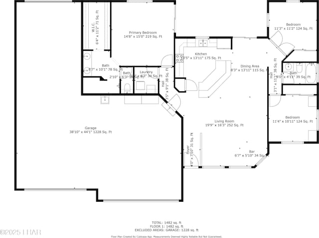 2930 Poseidon Ln, Lake Havasu City, AZ 86404 - floor plan / room layout