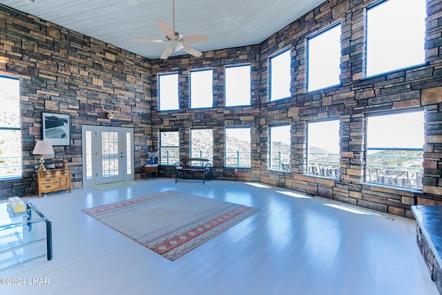 interior space featuring plenty of natural light